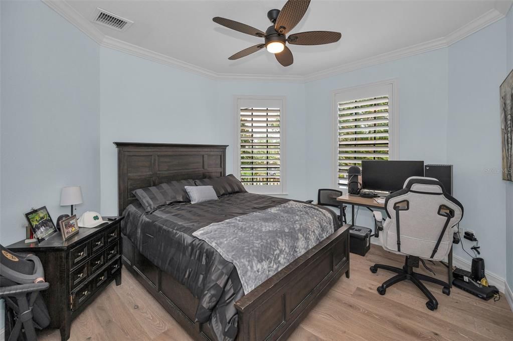 Bedroom, Home Office, Interior, Wood Texture Flooring