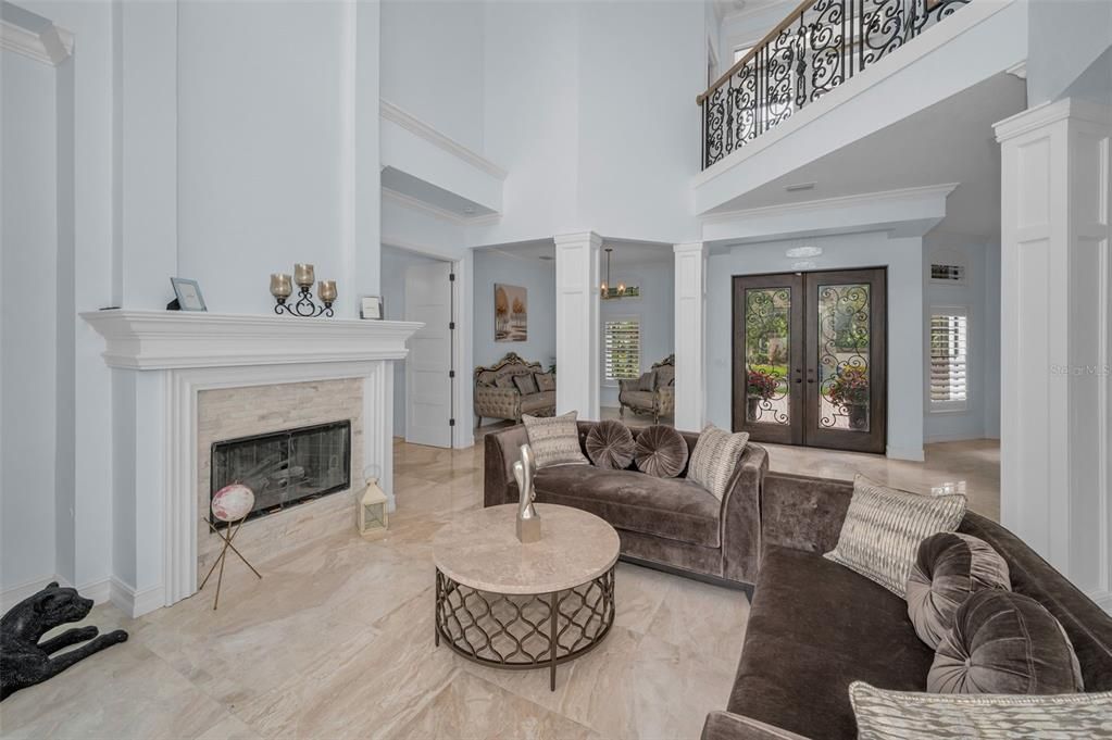 Fireplace, Interior, Living room