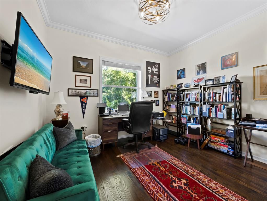 Home Office, Interior, Wood Texture Flooring