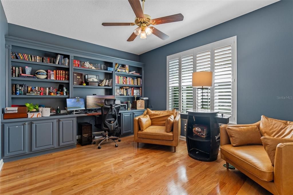Home Office, Interior, Wood Texture Flooring