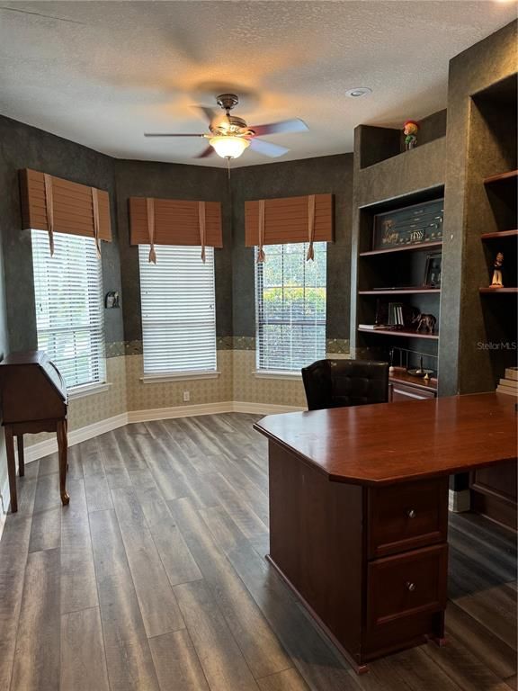 Home Office, Interior, Wood Texture Flooring