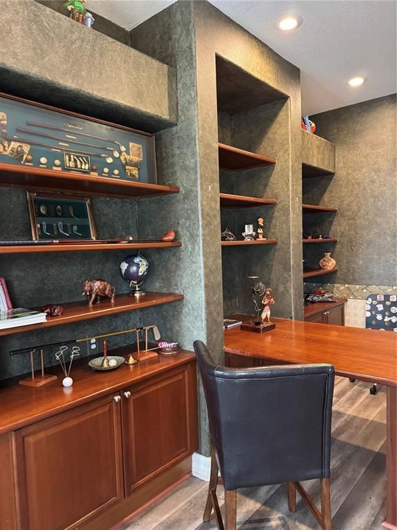 Home Office, Interior, Recessed Lighting