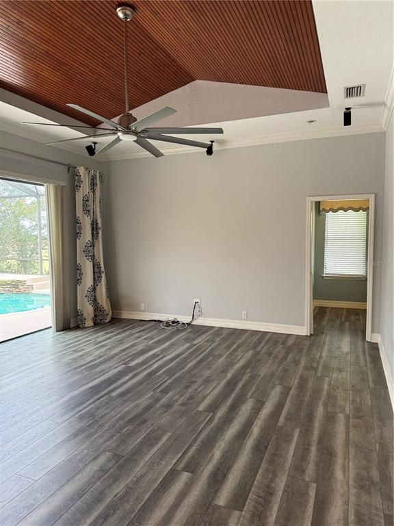 Empty room, Interior, Wood Texture Flooring