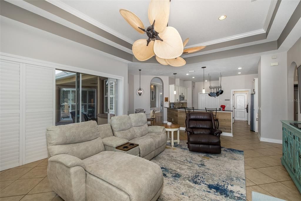 Interior, Kitchen, Living room, Pendant Lights, Recessed Lighting