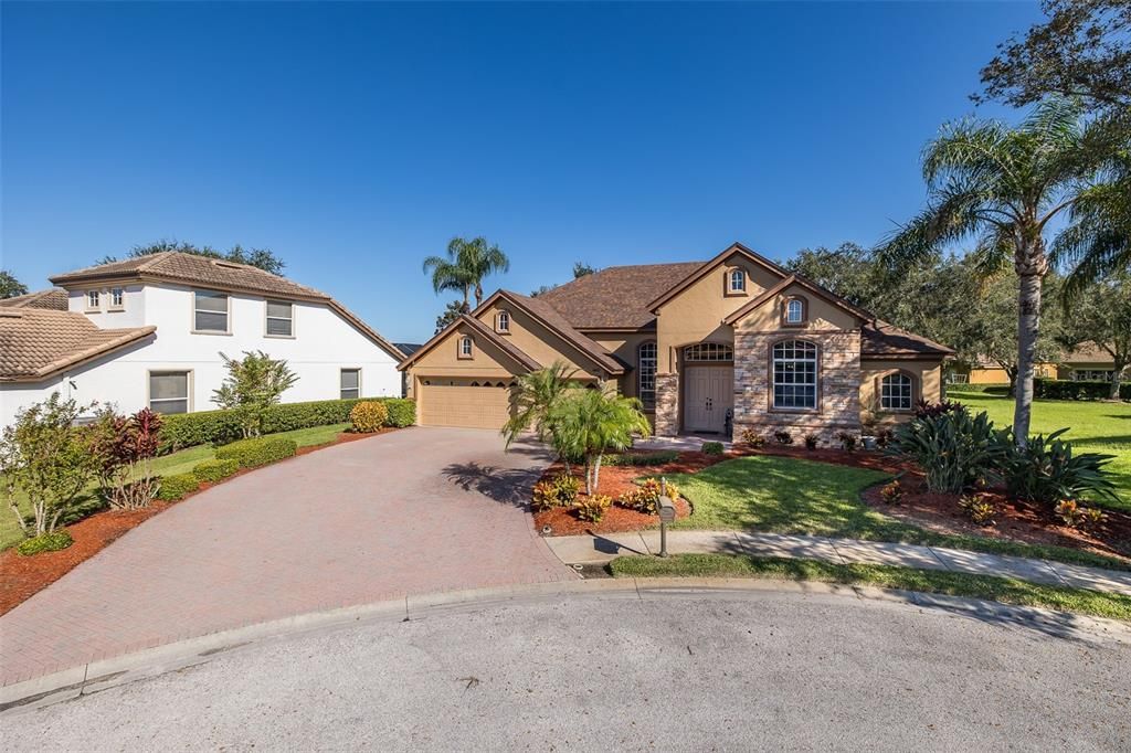 Attached, Backyard, Detached Garage, Exterior, Facade, Mediterranean