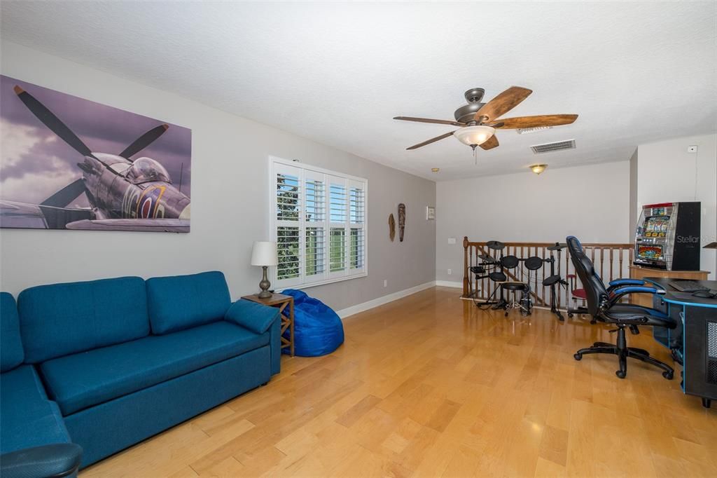 Home Office, Interior, Wood Texture Flooring