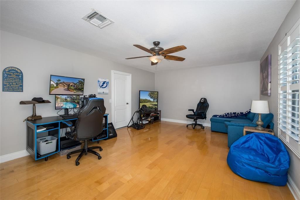 Home Office, Interior, Wood Texture Flooring