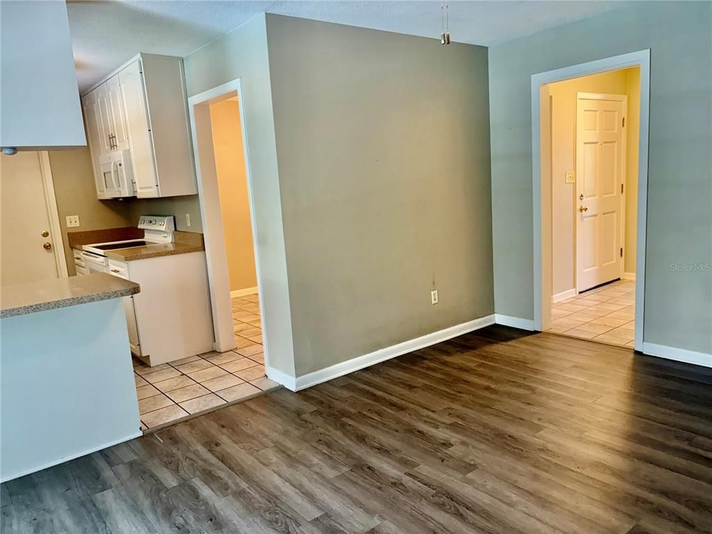 Interior, Kitchen, Wood Texture Flooring