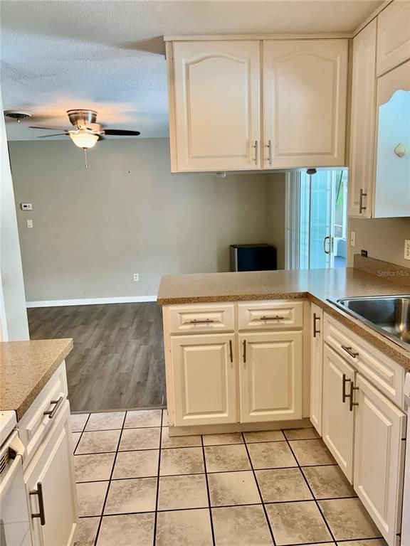 Interior, Kitchen, Wood Texture Flooring