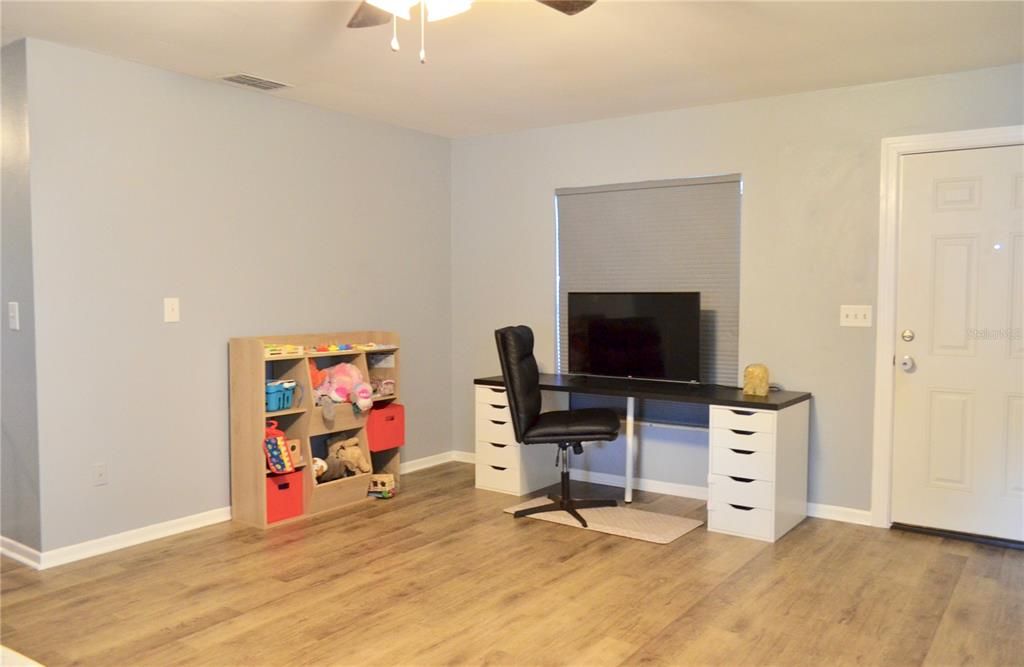 Home Office, Interior, Wood Texture Flooring