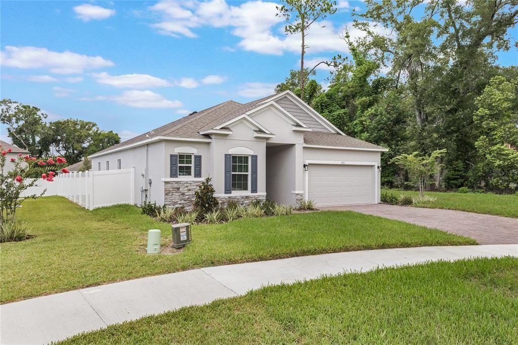 Attached, Backyard, Exterior, Facade, Ranch