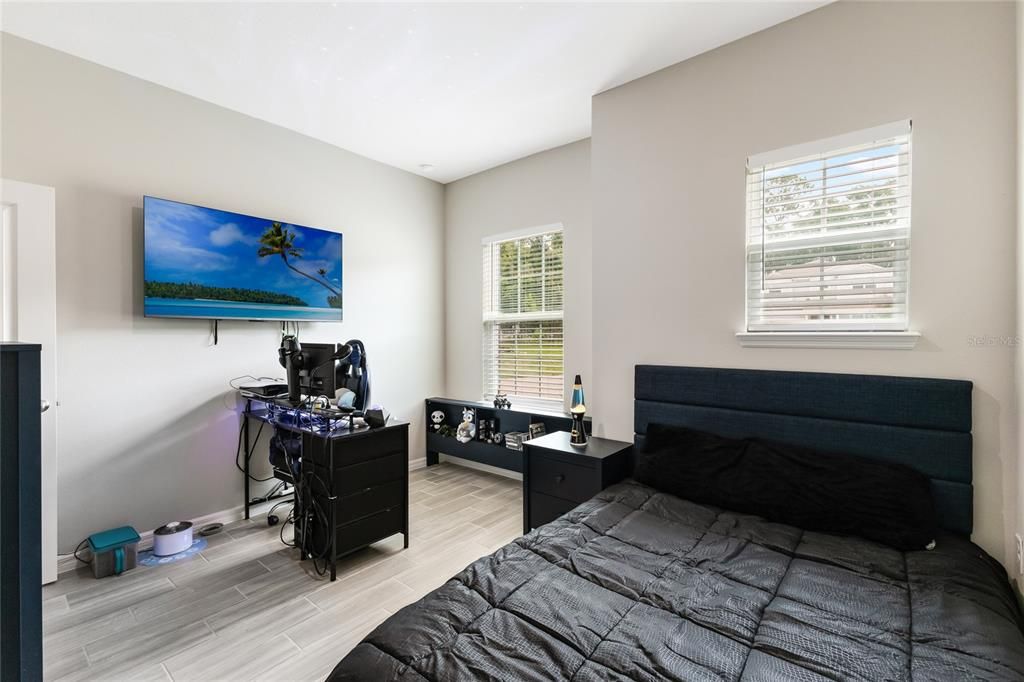 Bedroom, Home Office, Interior, Wood Texture Flooring