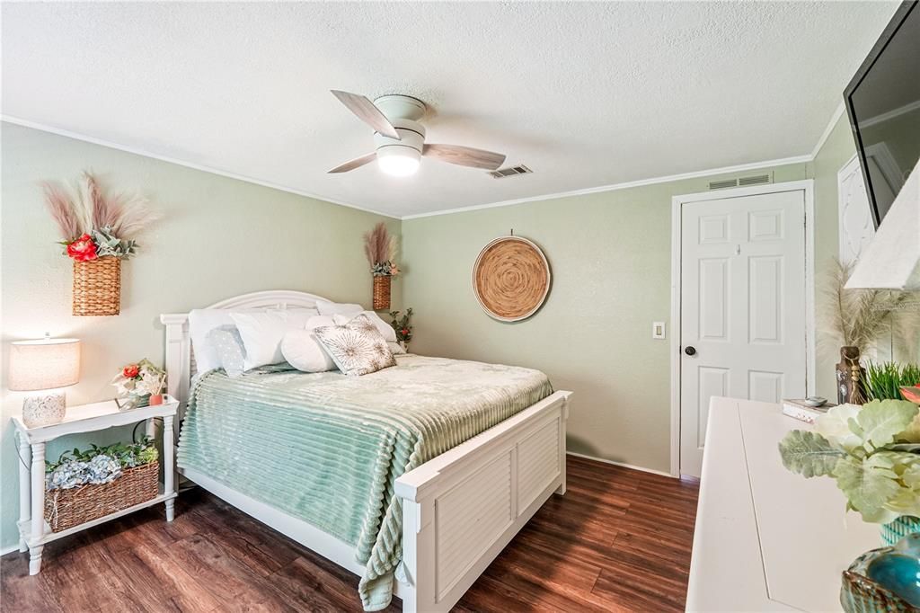 Bedroom, Interior, Wood Texture Flooring