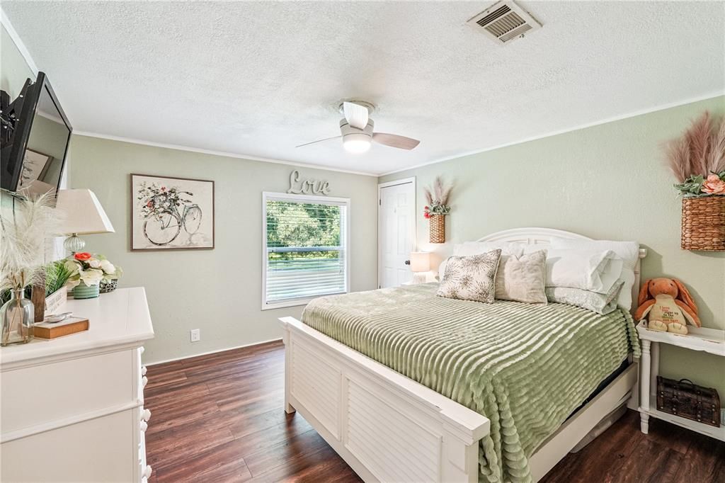 Bedroom, Interior, Wood Texture Flooring