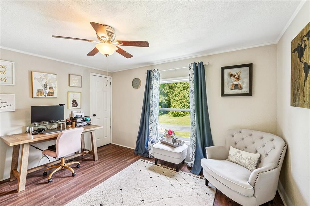 Home Office, Interior, Wood Texture Flooring