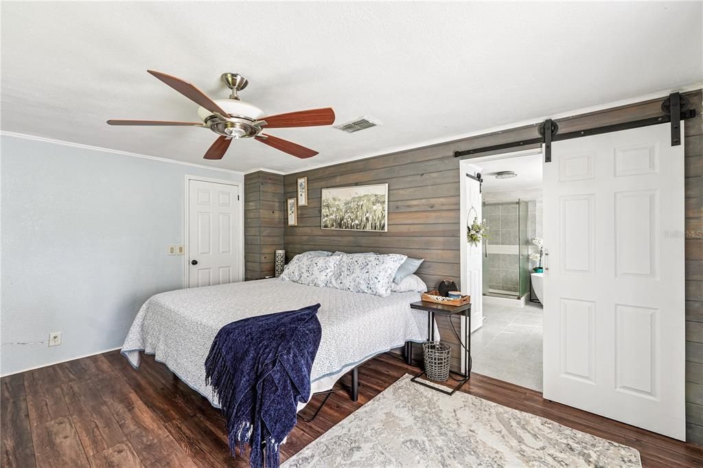 Bedroom, Interior, Wood Texture Flooring, Wooden Walls