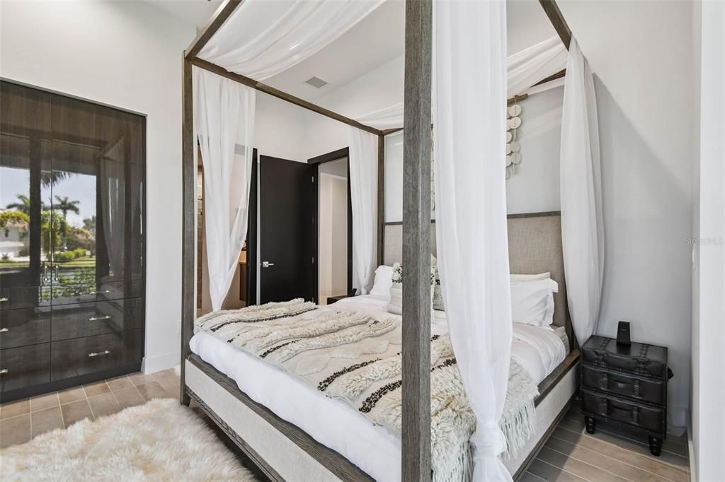 Bedroom, Interior, Wood Texture Flooring