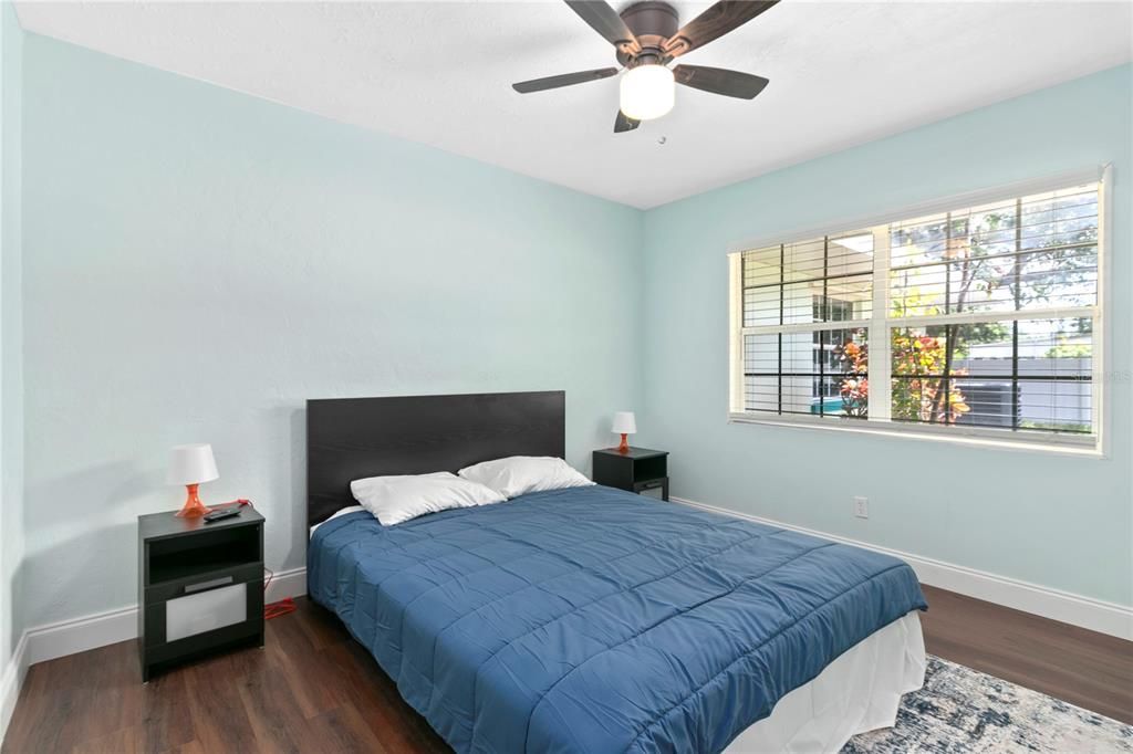 Bedroom, Interior, Wood Texture Flooring