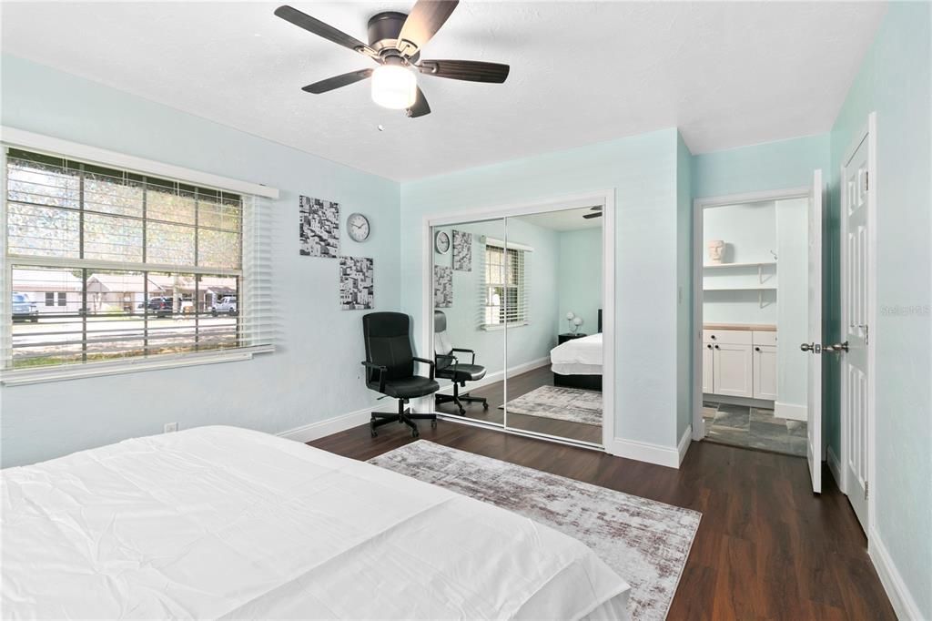 Bedroom, Home Office, Interior, Wood Texture Flooring