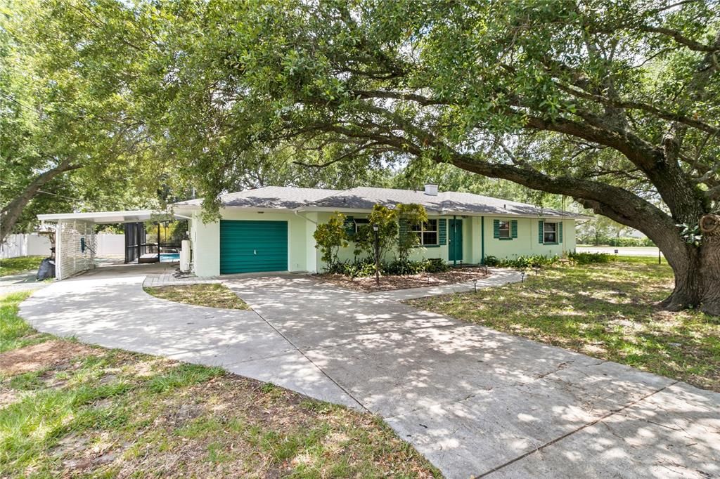 Attached, Backyard, Exterior, Facade, Ranch