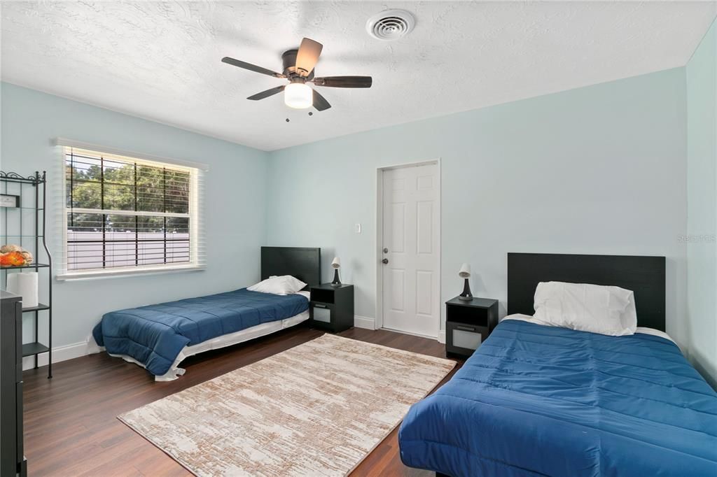 Bedroom, Interior, Wood Texture Flooring