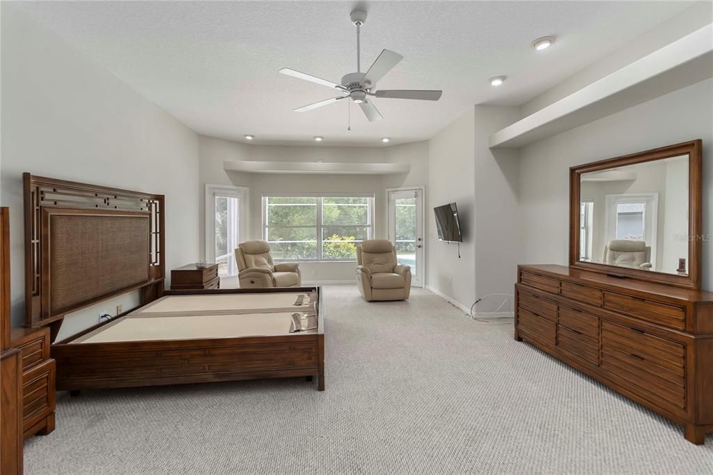 Bedroom, Interior, Recessed Lighting