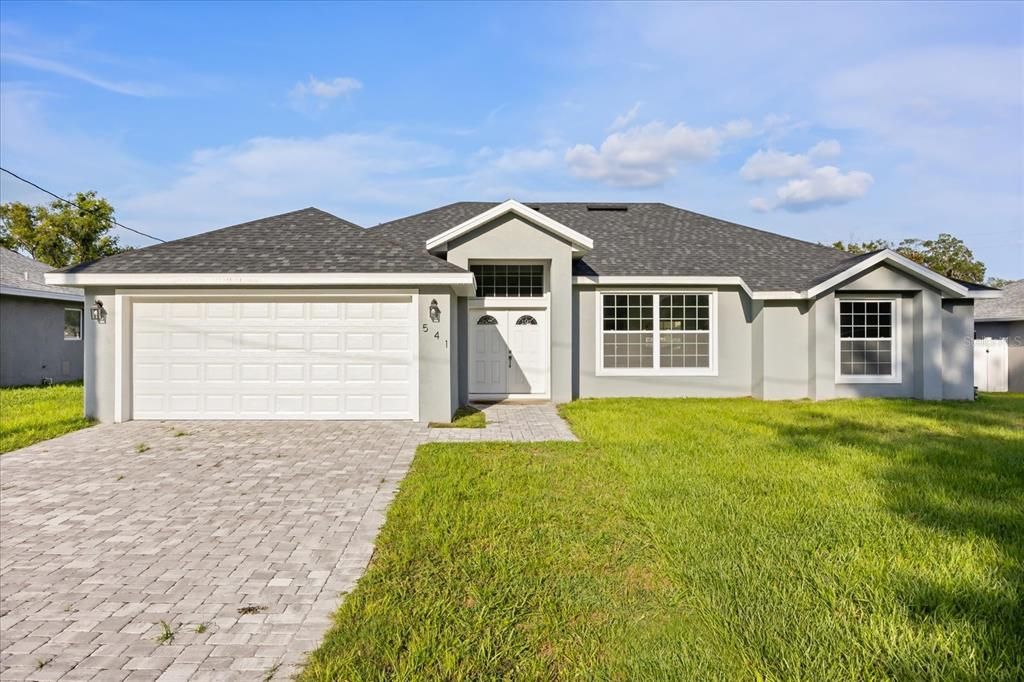 Attached, Backyard, Exterior, Facade, Ranch