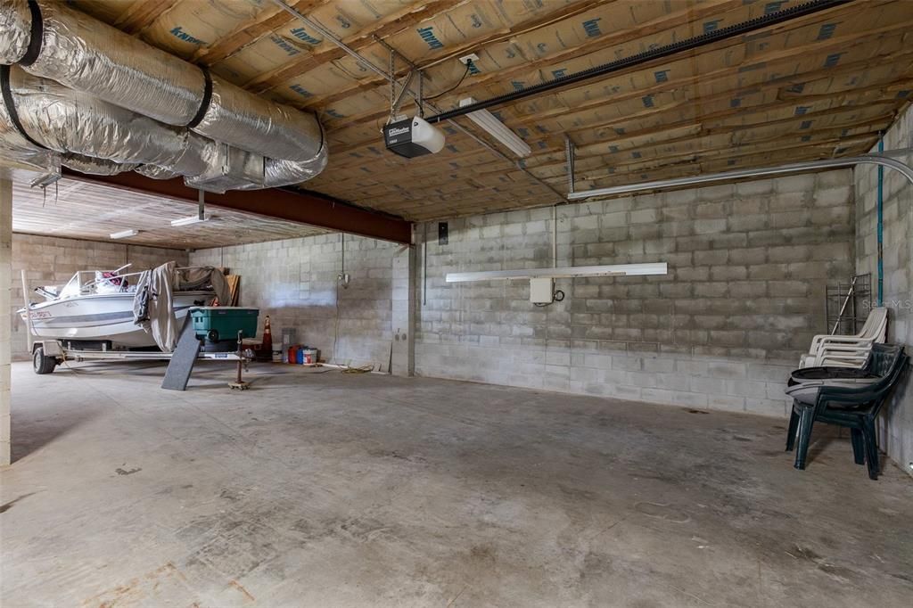 Garage, Interior, Stone Walls