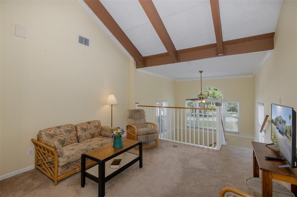Interior, Living room, Pendant Lights, Wooden Beams