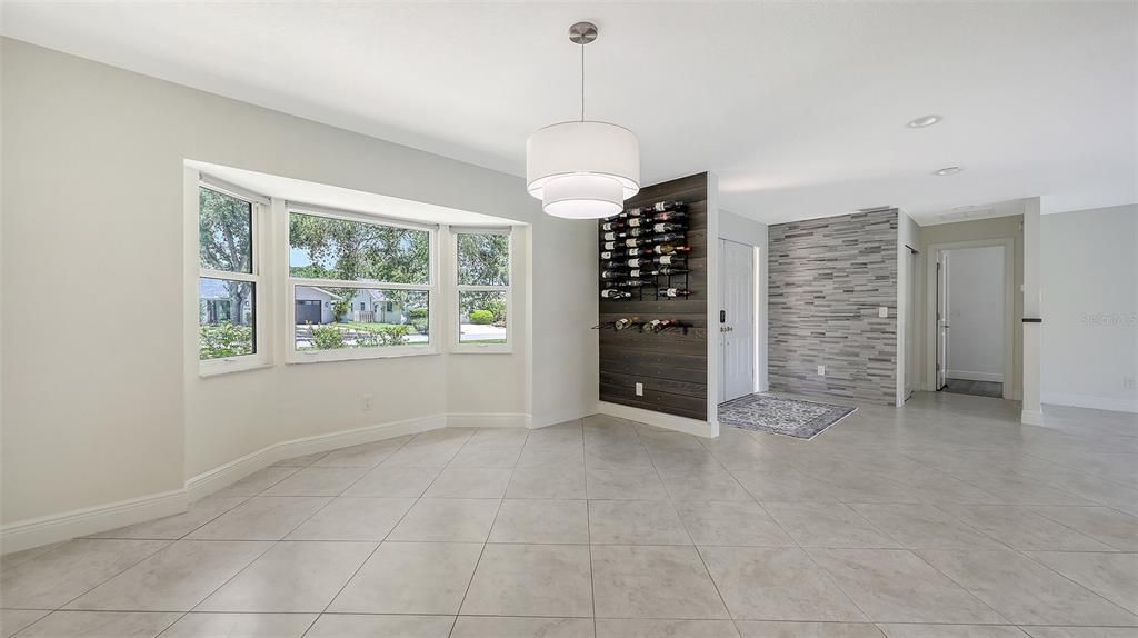 Empty room, Interior, Pendant Lights, Recessed Lighting, Wine Storage