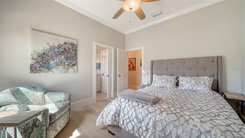 Bedroom, Interior, Wood Texture Flooring