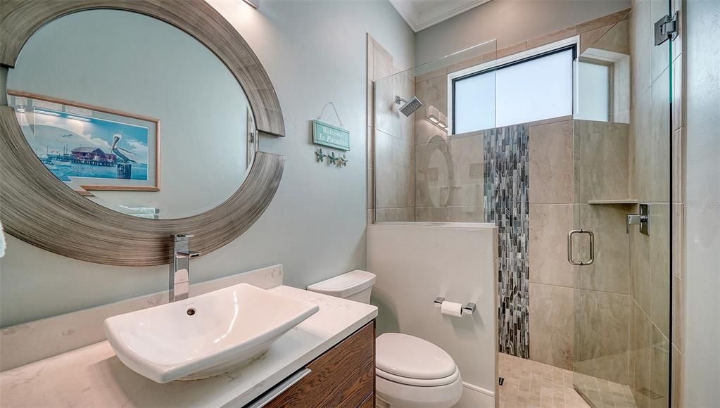Bathroom, Glass Shower, Interior
