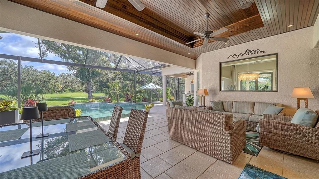 Dining room, Glass Ceilings, Interior, Living room, Pool, Recessed Lighting, Sun Room