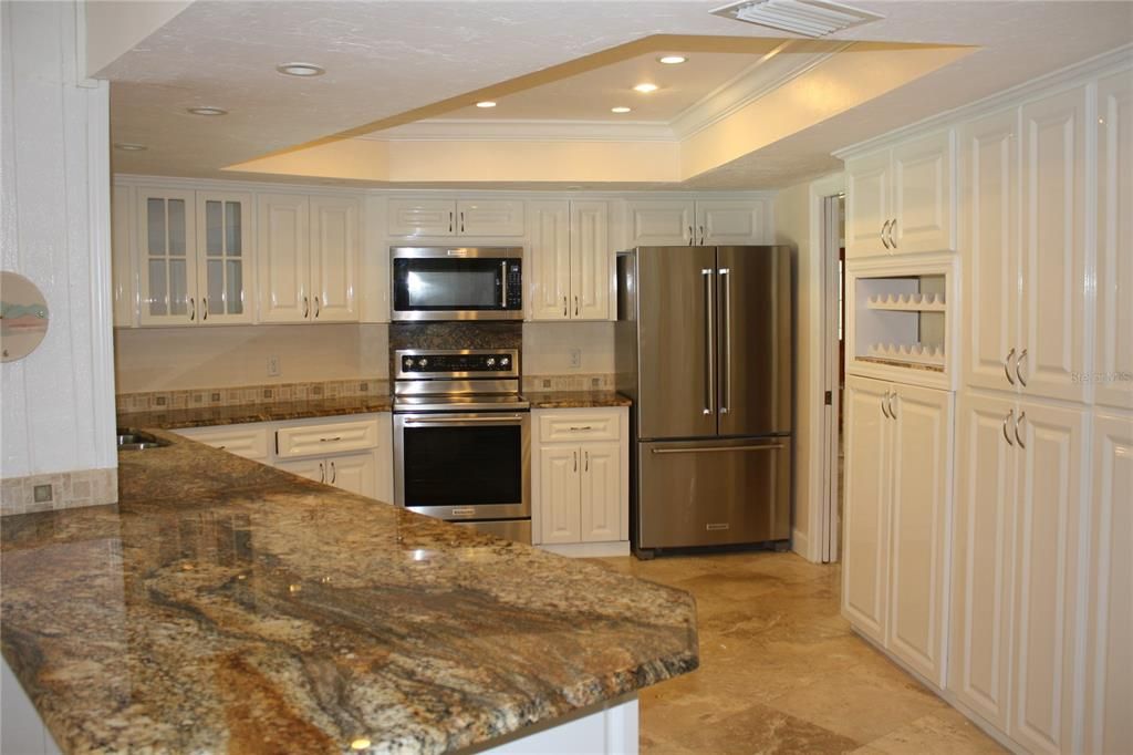 Interior, Kitchen, Recessed Lighting, Stainless Steel Appliances