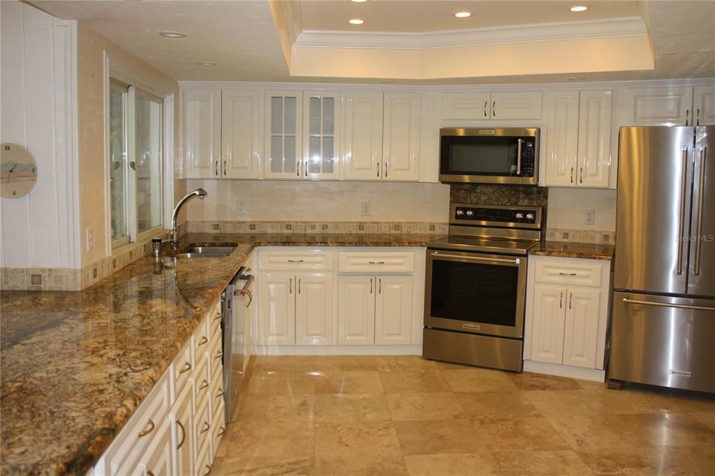 Interior, Kitchen, Recessed Lighting, Stainless Steel Appliances