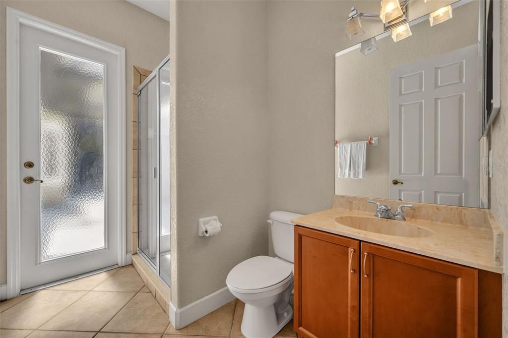 Bathroom, Glass Shower, Interior
