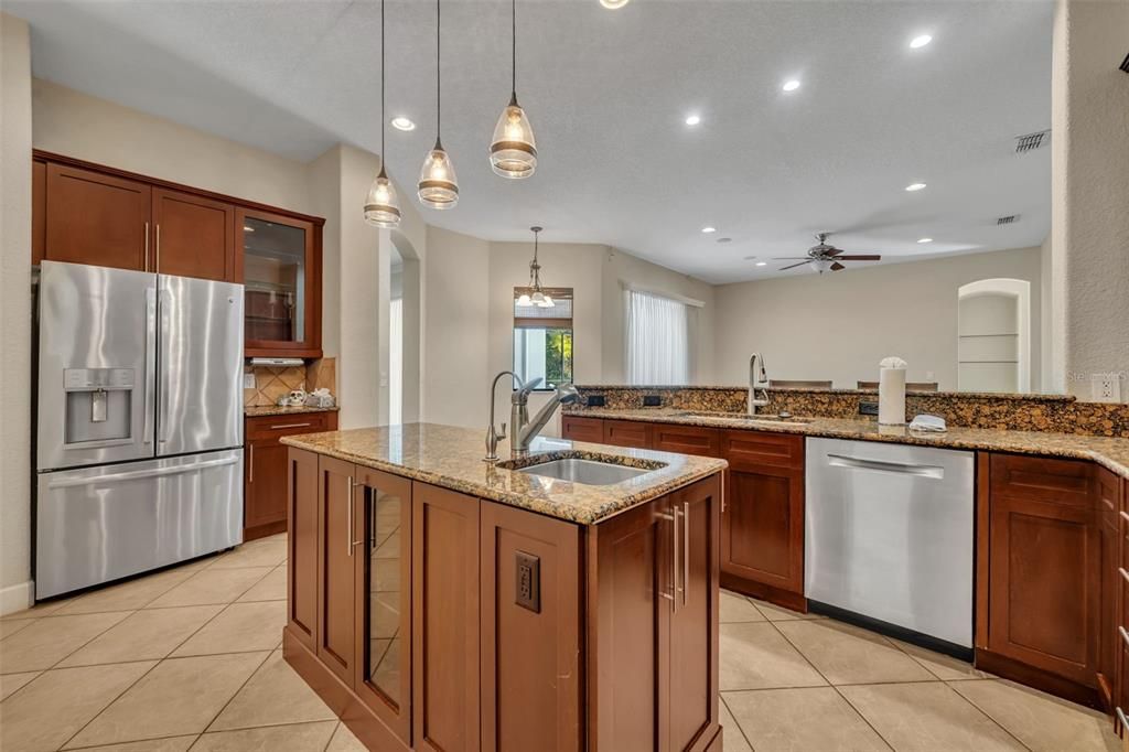 Interior, Kitchen, Pendant Lights, Recessed Lighting