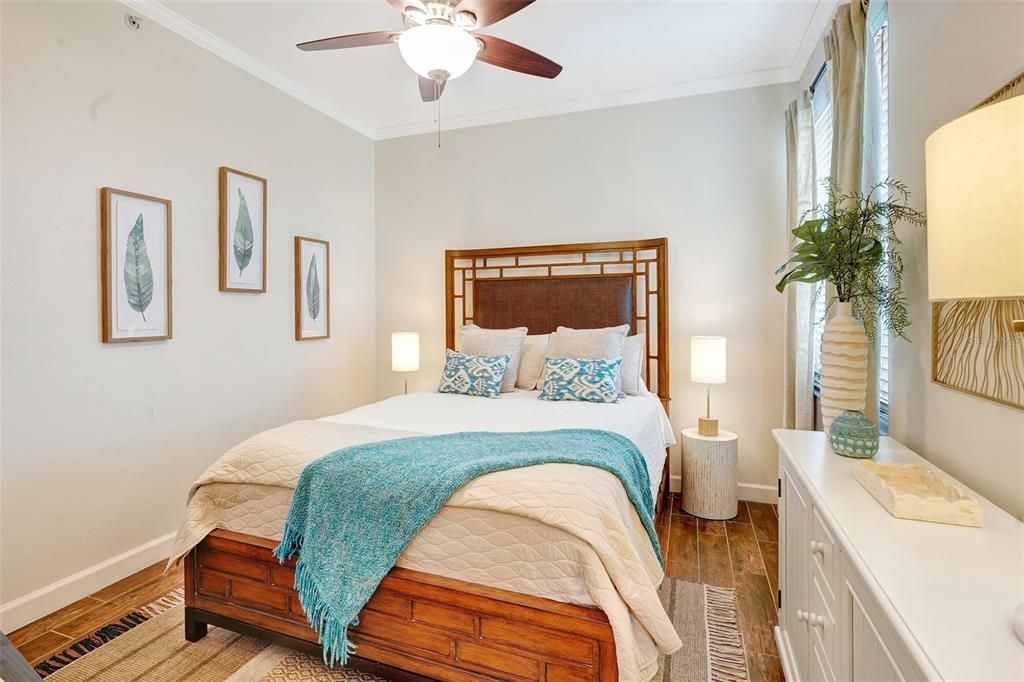 Bedroom, Interior, Wood Texture Flooring