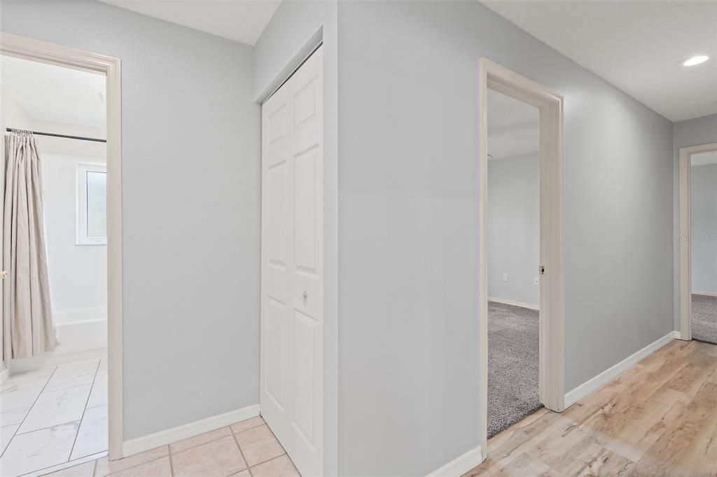 Interior, Marble, Recessed Lighting, Wood Texture Flooring