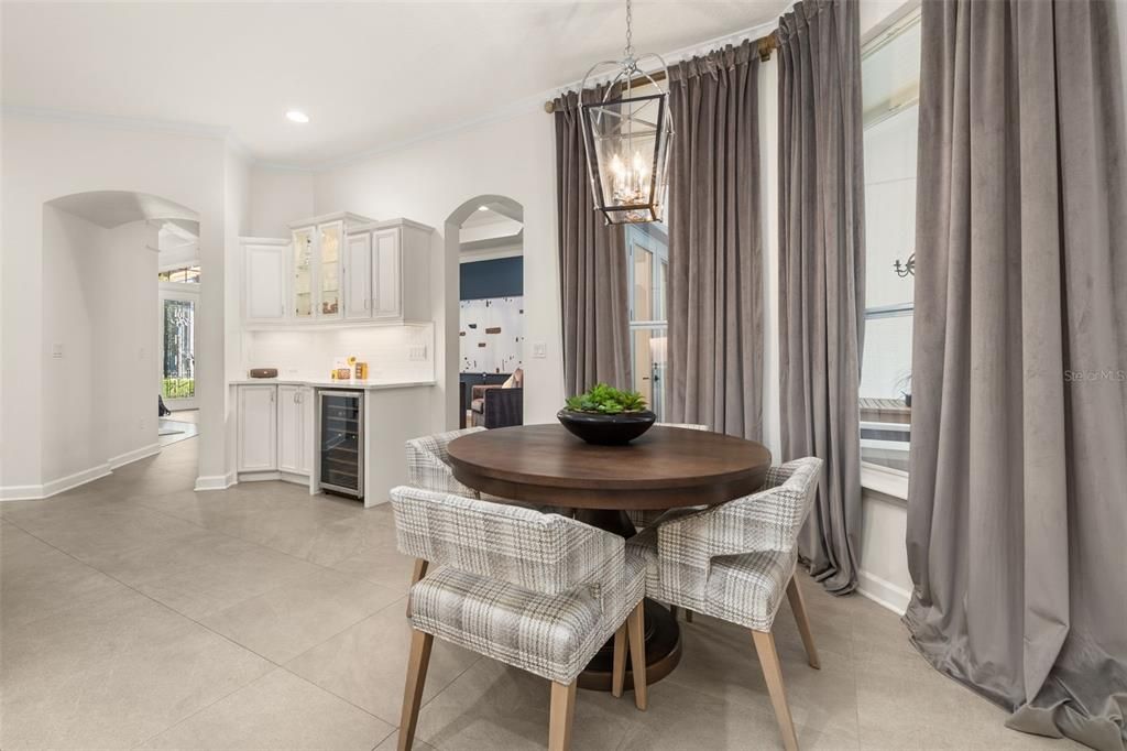 Dining room, Interior, Kitchen, Pendant Lights, Recessed Lighting