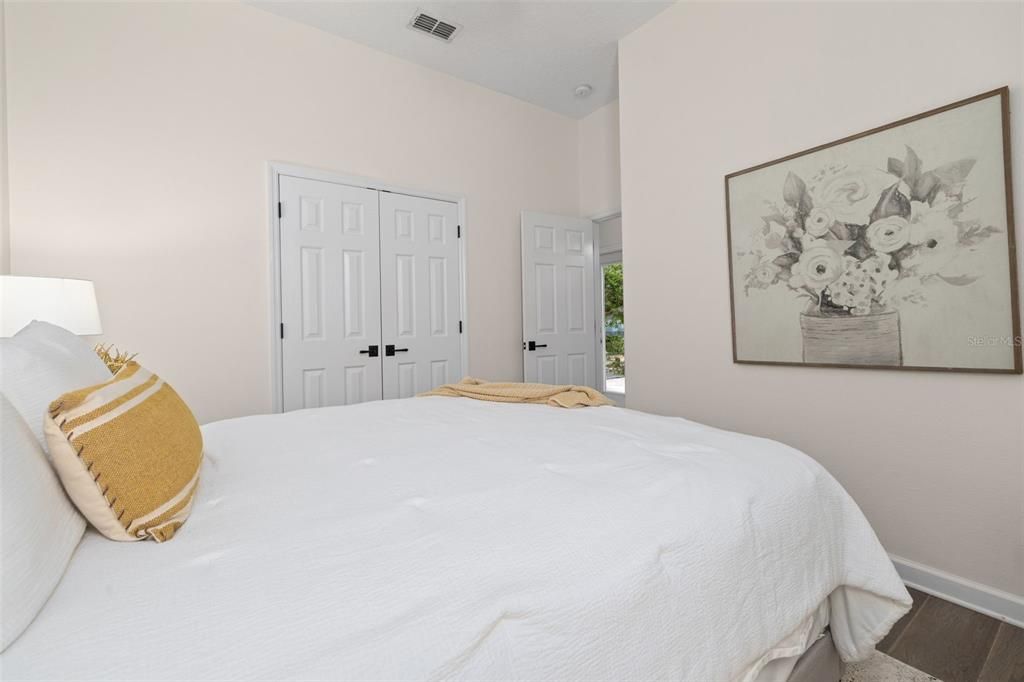 Bedroom, Interior, Wood Texture Flooring