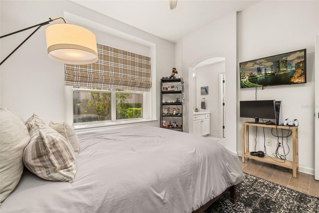 Bedroom, Interior, Wood Texture Flooring