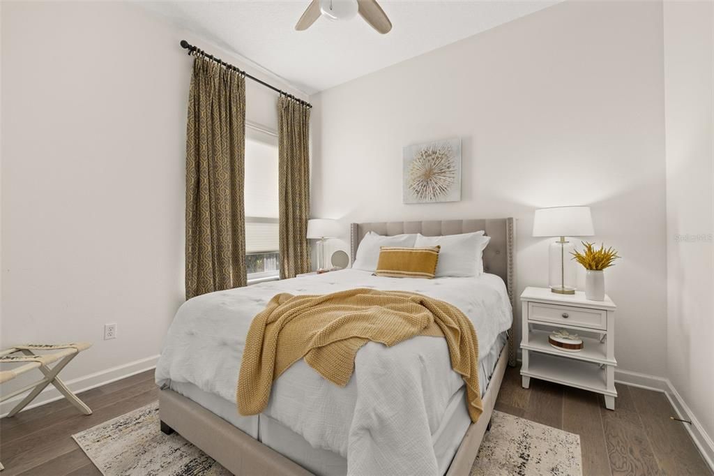 Bedroom, Interior, Wood Texture Flooring