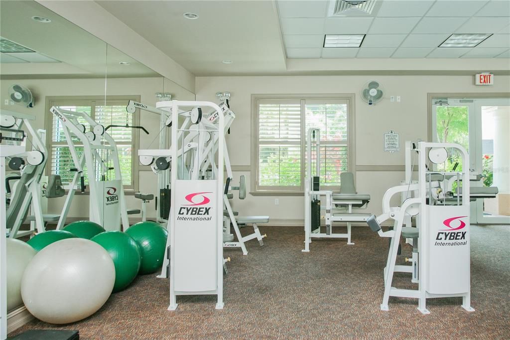Fitness Equipment, Interior, Recessed Lighting
