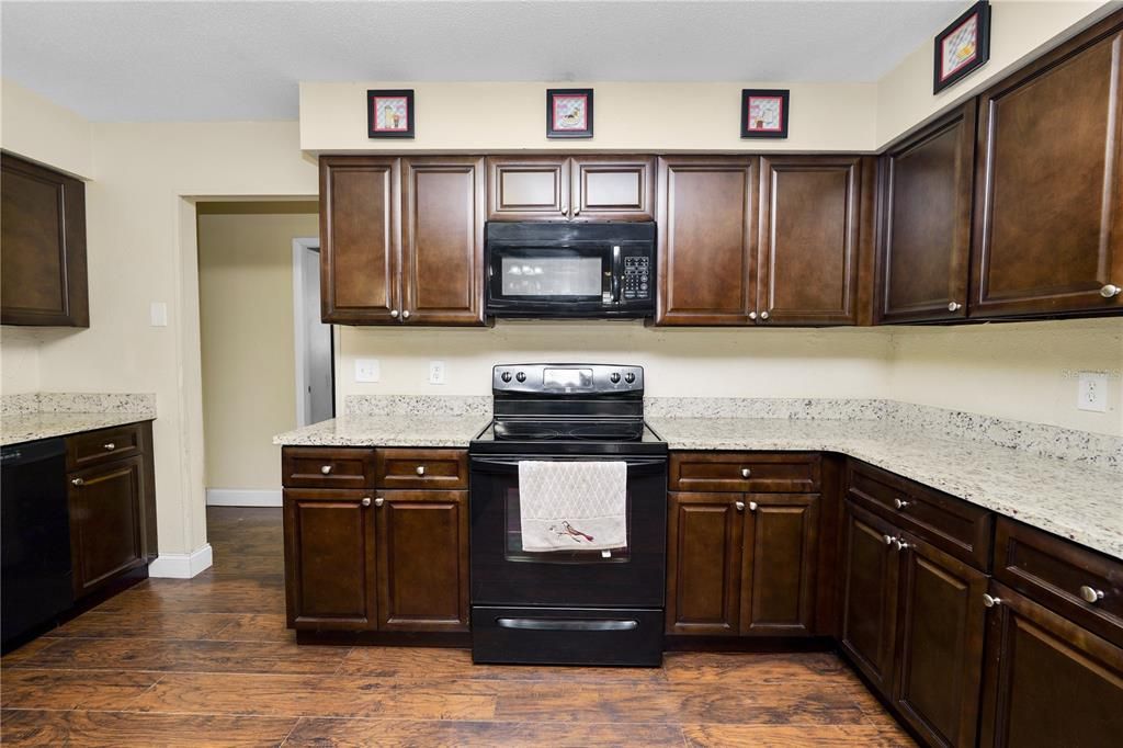 Interior, Kitchen, Wood Texture Flooring