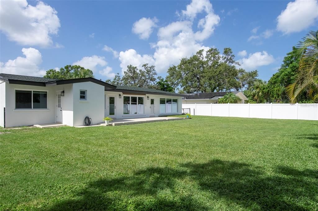 Backyard, Exterior
