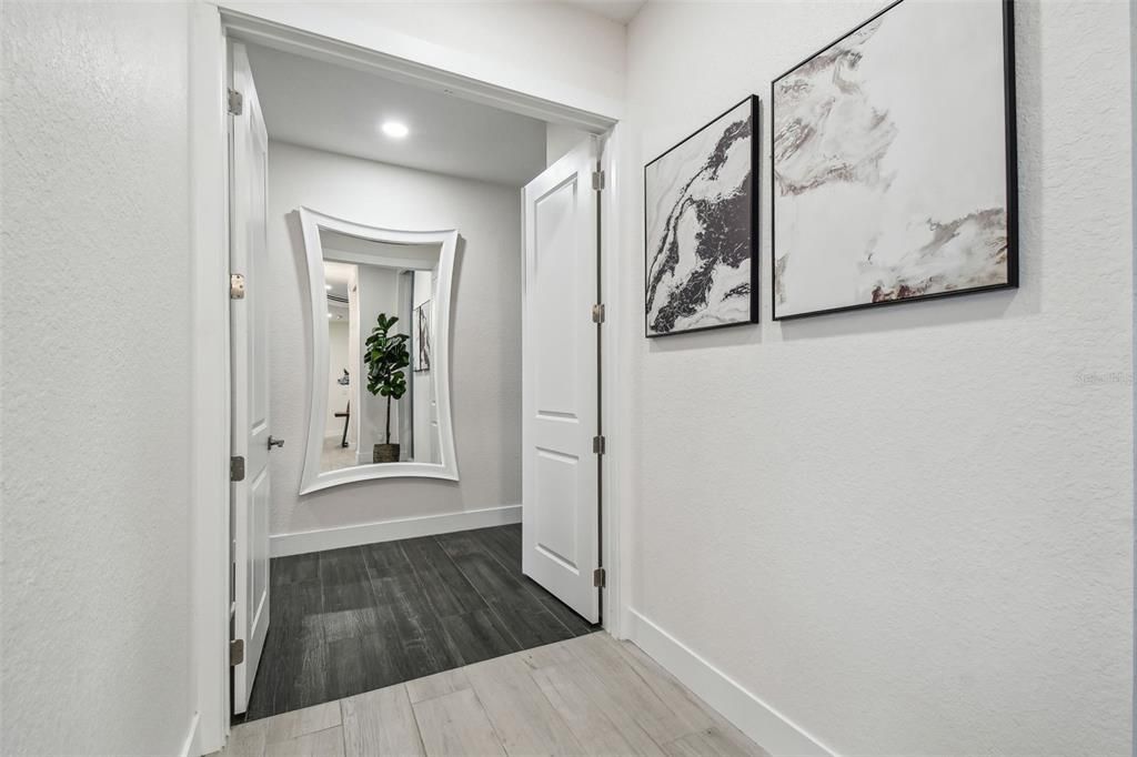Interior, Recessed Lighting, Wood Texture Flooring