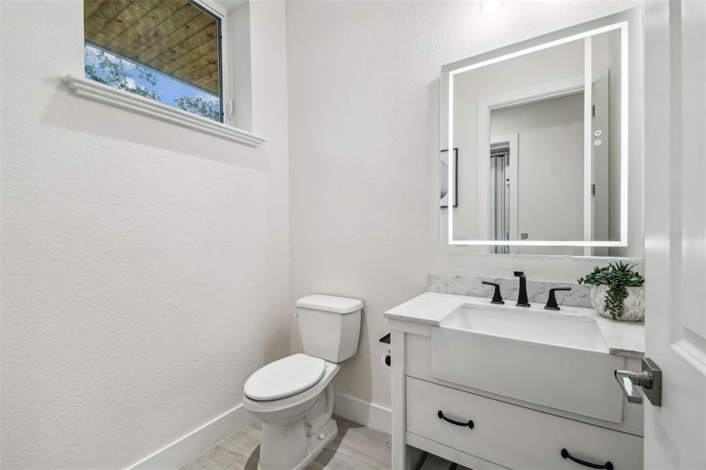 Bathroom, Interior, Wood Texture Flooring