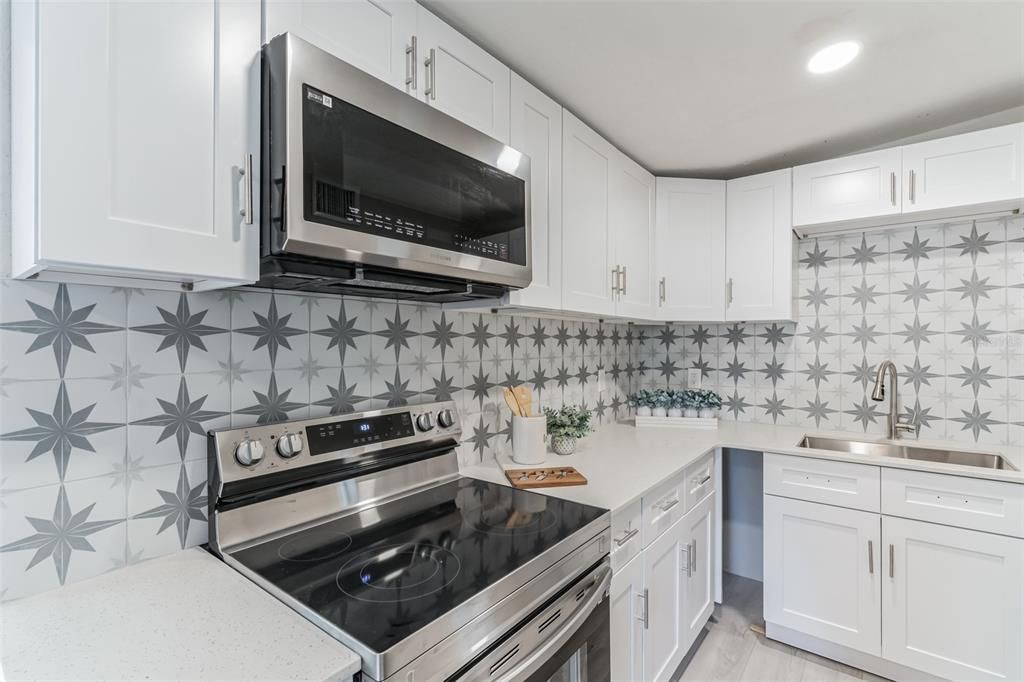 Interior, Kitchen, Recessed Lighting, Stainless Steel Appliances