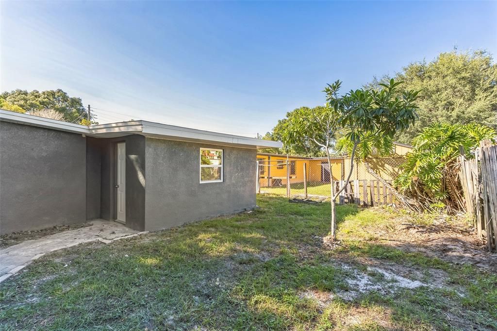 Backyard, Exterior